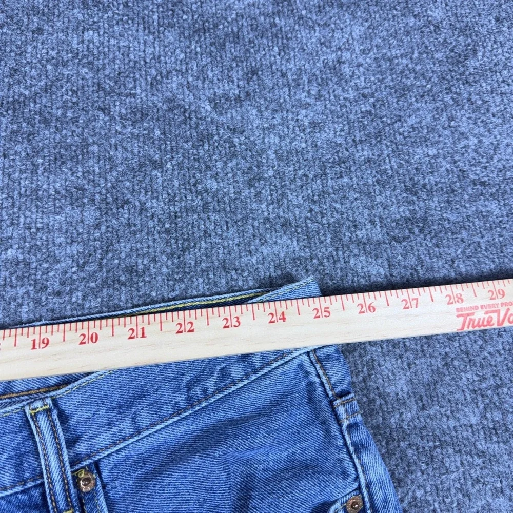 Levis 550 Relaxed Fit Jeans Mens 52x29 Blue Denim Tapered Leg Medium Wash
